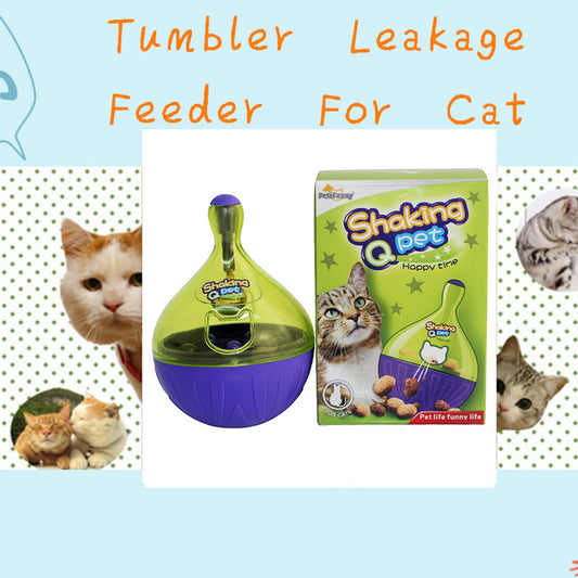 Best toys for cats home alone. Tumbler Leakage Feeder