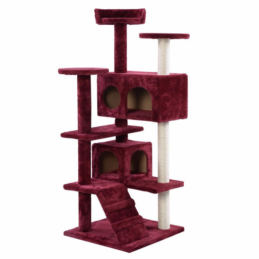 Cat Tree Tower Condo Furniture Scratch pupple img 1