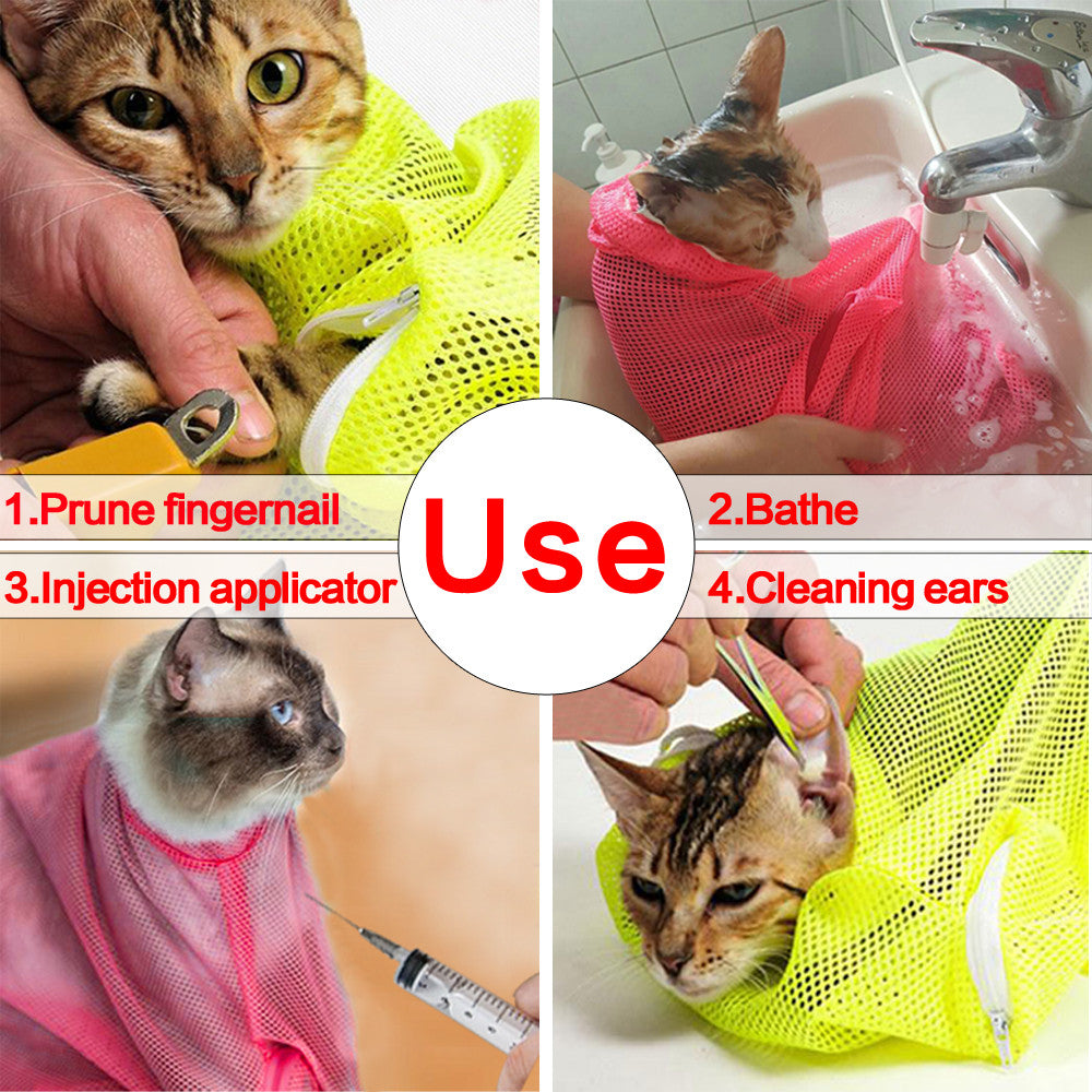 Best Cat Grooming Bath Bag 02