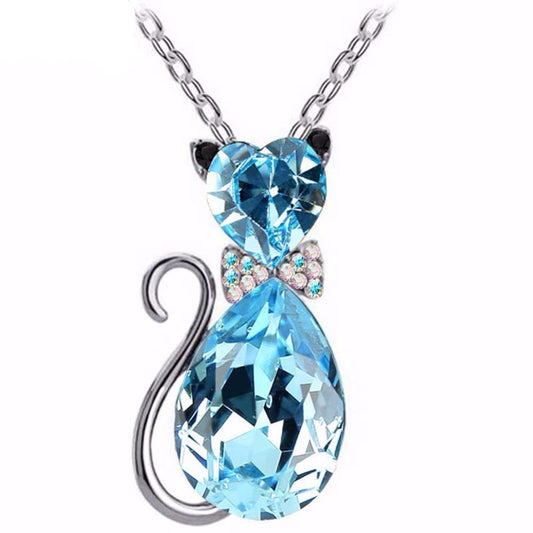 Crystal Cat Necklace img 01