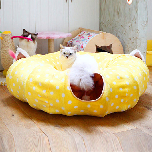 Funny Cat Long Tunnel img 1