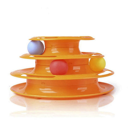 Smart Cats Toys Intelligence with Triple Balls 2