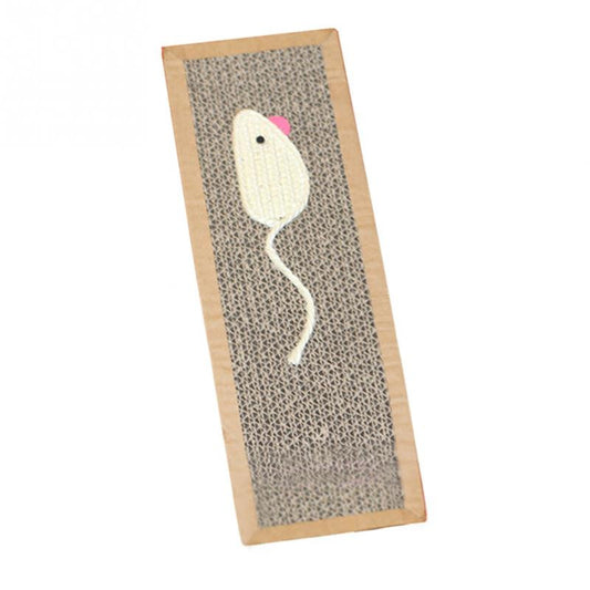 Pet Cat Scratch Play Pad Corrugated Safe Card Board Scratcher Toy