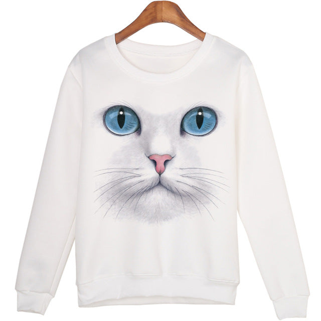 Cat Sweatshirts gifts for women's 5