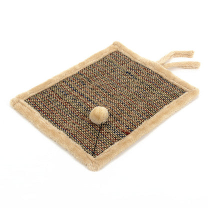 Double Sided Cat Scratch Board with Sherpa Ball Toy img 3