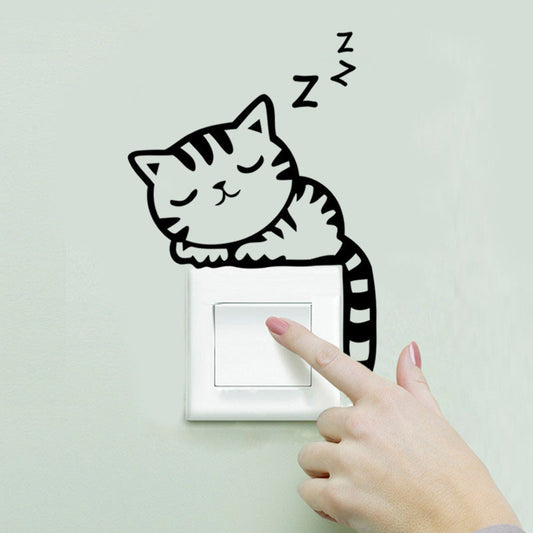 switch stickers Cute Cat  Sleeping