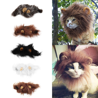 Furry Cat Costume Lion mane for Cat 03