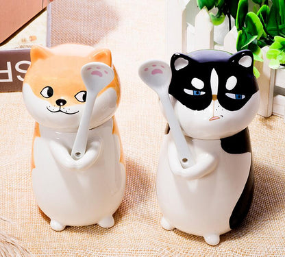 Creative 3D Cat Ceramic Tea, Coffee Mug