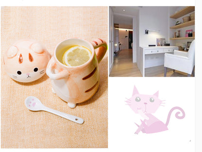 Creative 3D Cat Ceramic Tea, Coffee Mug