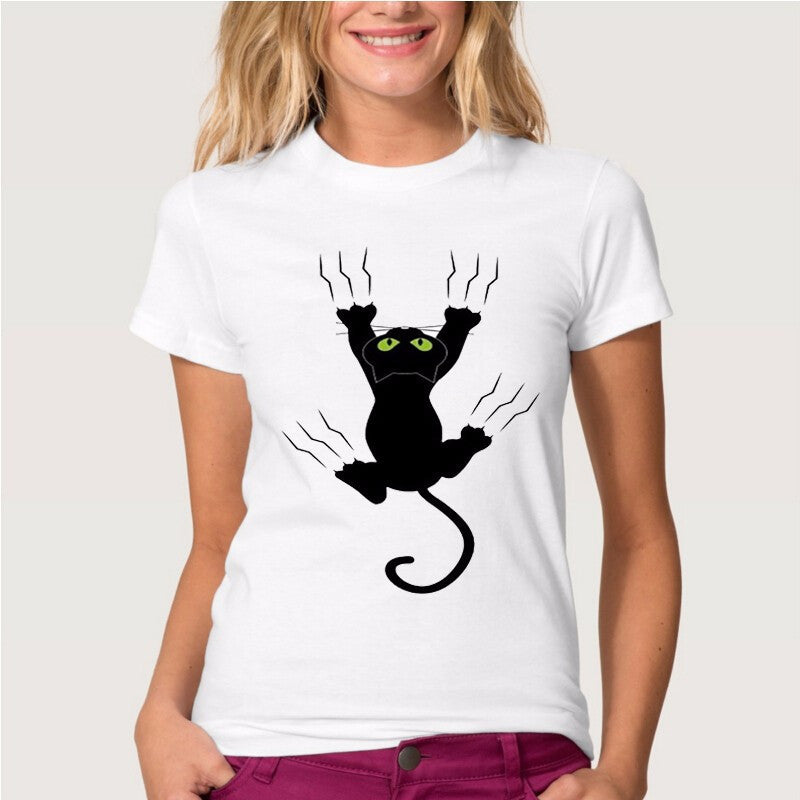 3D Lovely Cat Print T-shirt Size girt for Cat Lovers 14