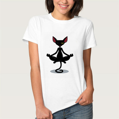 3D Lovely Cat Print T-shirt Size girt for Cat Lovers 10