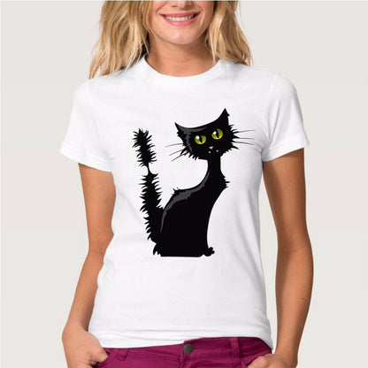 3D Lovely Cat Print T-shirt Size girt for Cat Lovers 12