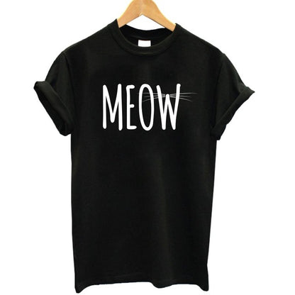 CAT Print T-shirt gifts for cat for Women 4