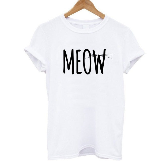 CAT Print T-shirt gifts for cat for Women 13