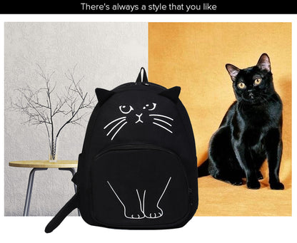 Women Lovely Cat Backpack