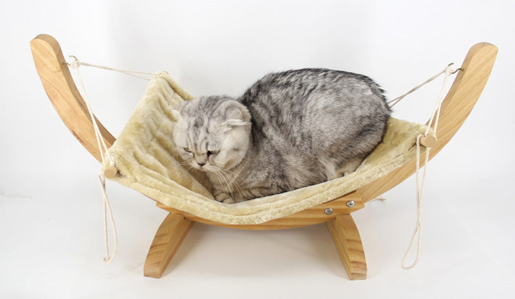 Wood Cat Hammock Soft Fleece img 03