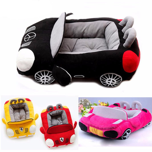 Cool Unique Cat Car Beds Detachable PP Cotton img 01