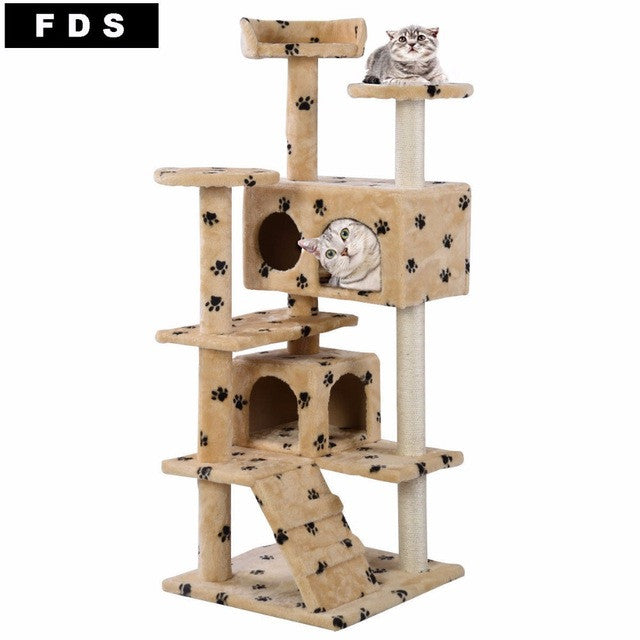 Cat Tree Tower Condo Furniture Scratch img 7