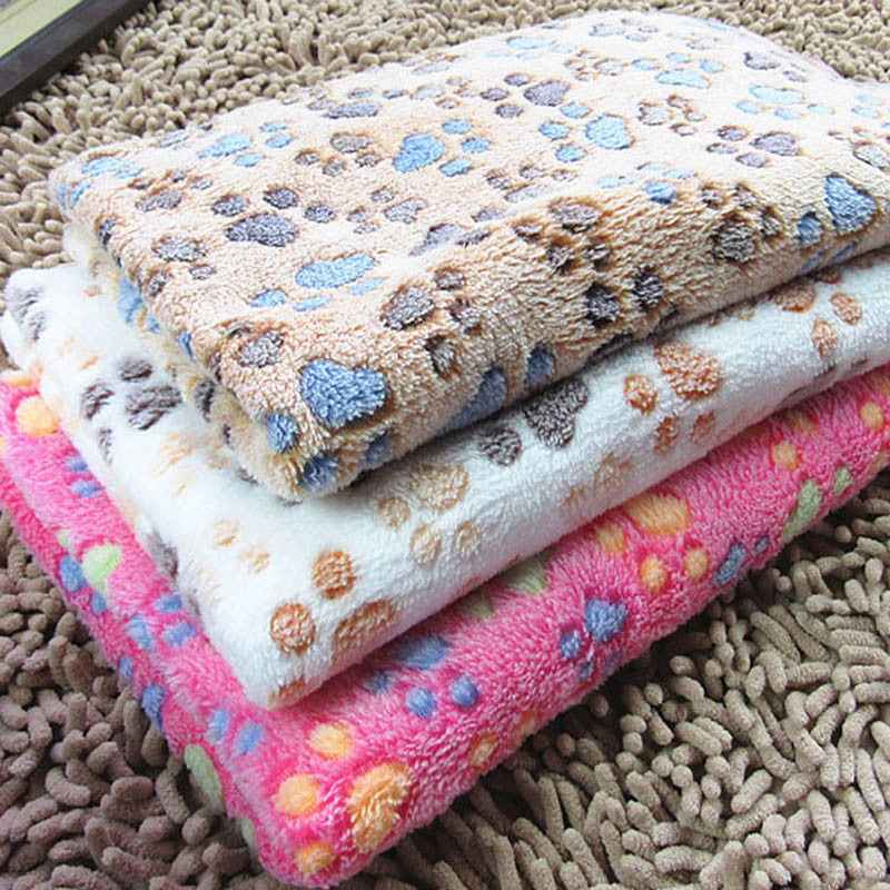 Soft Coral Fleece Cat Blanket Winter img 05