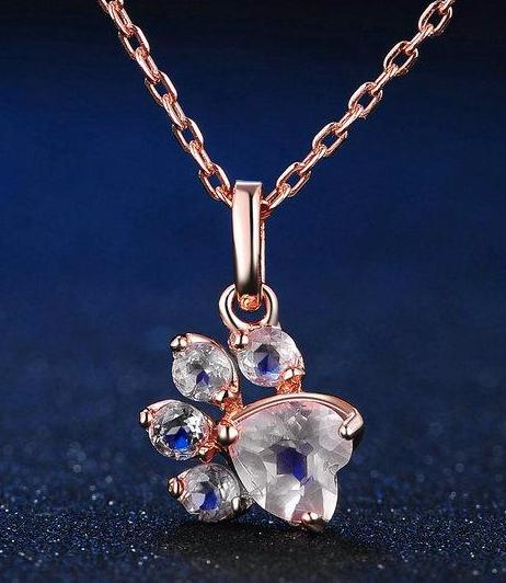 Gemstone Rose Quartz Chain Necklace img 03