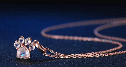 Gemstone Rose Quartz Chain Necklace img 04