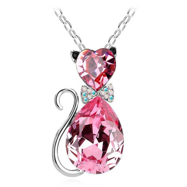 Crystal Cat Necklace img 03